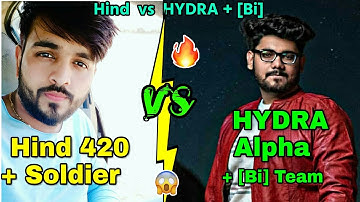 HYDRA +【Bi】vs HIND 🔥 ; Hind Gaming vs HYDRA Alpha + 【Bi】Python ,Tipa, T2 fight in Georgopol;Emulator