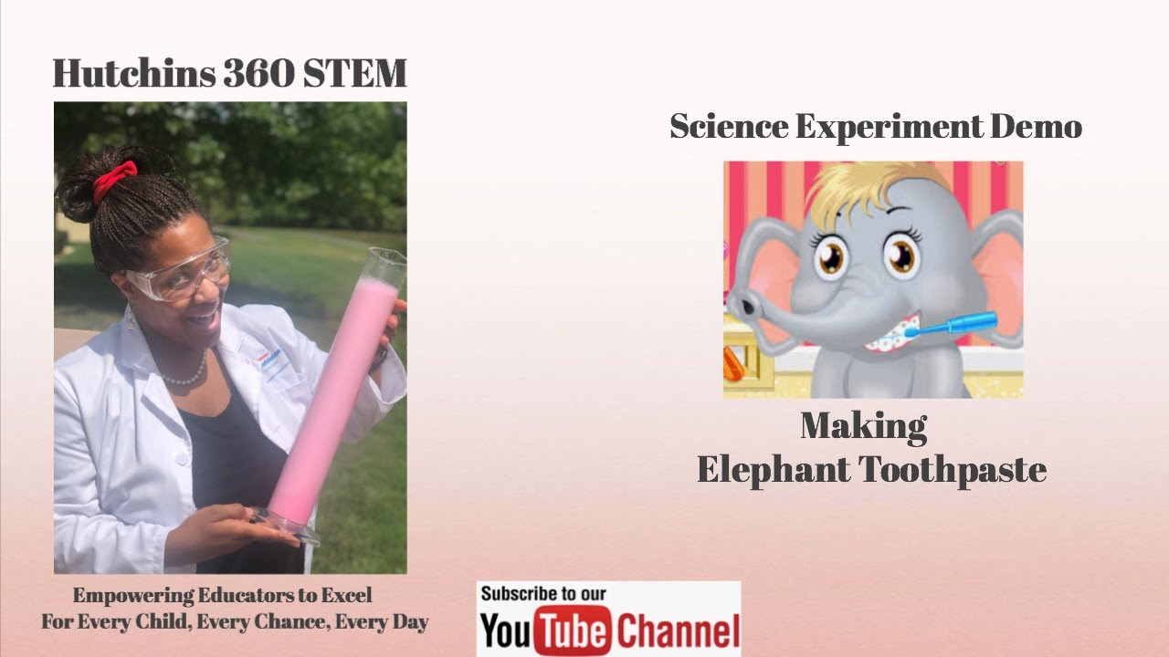 Elephant Toothpaste Demo for Kids! YouTube