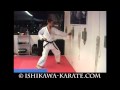 Wado ryu karate: makiwara practise 和道流 空手 巻藁
