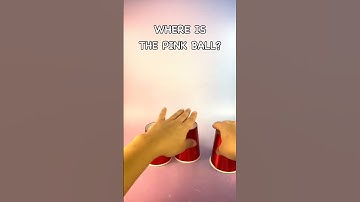 Where is the pink ball? 💞 #shorts Exercises for intuition develop with INTUITION GAMES