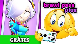 Peguei o novo BRAWL PASS PLUS e peguei a colette FINALMENTE 🤩✨