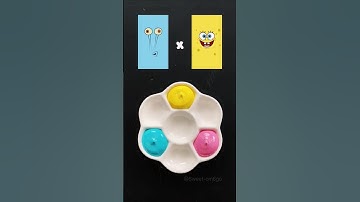 What color are mixed emotions? (Inside Out 2) #colormixing #insideout #insideout2 #satisfying