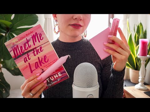 ASMR Pink Spring Triggers 🌸✨ Crinkle, Tapping, Whispers *deutsch*