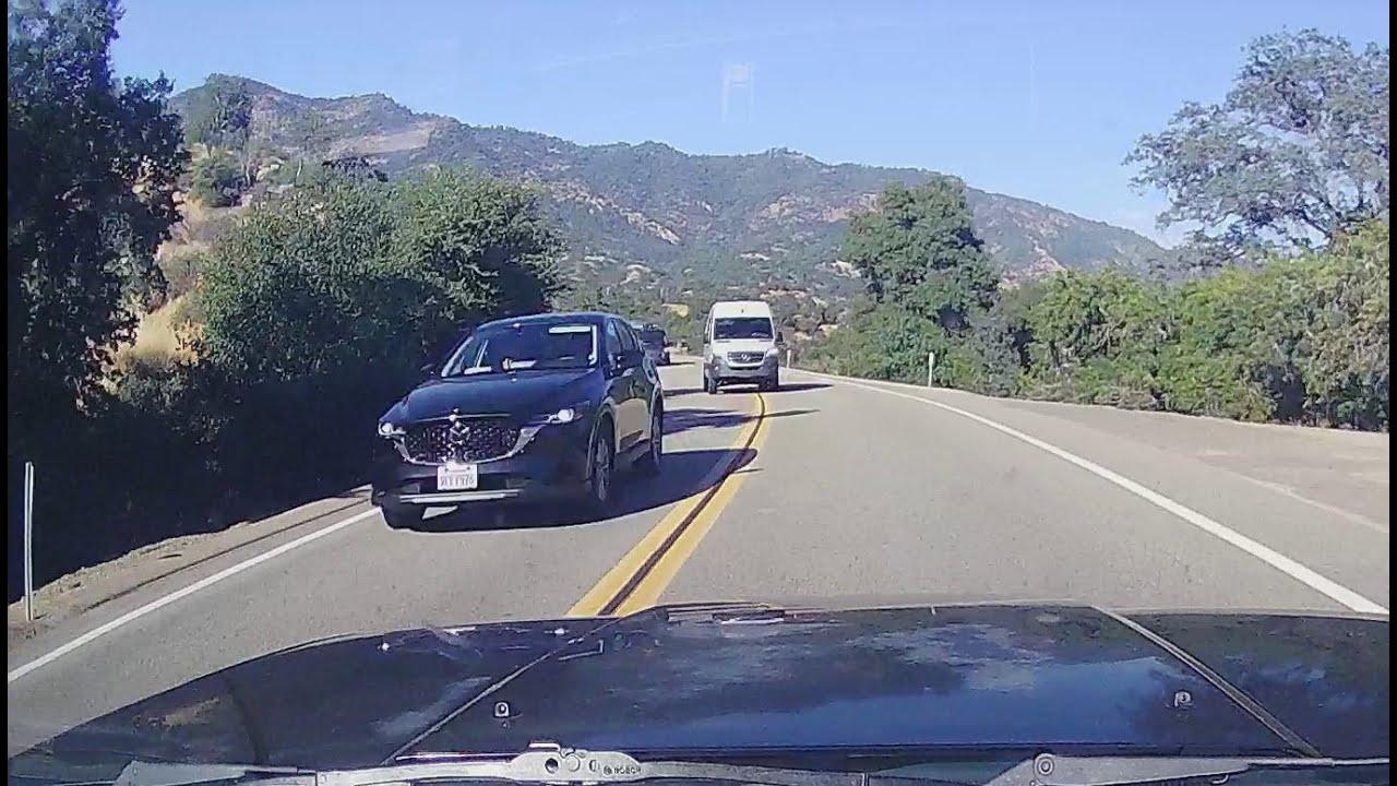 Head on Distracted Driver Almost Takes out Family in the Supra - YouTube