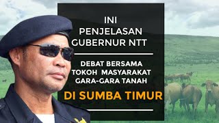 Penjelasan Gubernur NTT Saat Debat Bersama Tokoh Masyarakat Sumba Timur