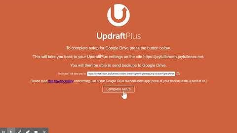 How to install UpdraftPlus to backup your WordPress website to Google Drive