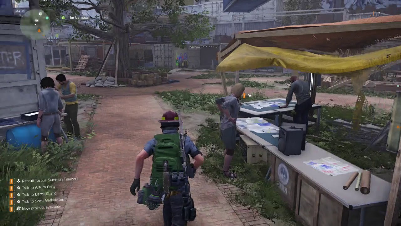 The Division 2 Get Firing Range Upgrade Campus Side Mission - YouTube