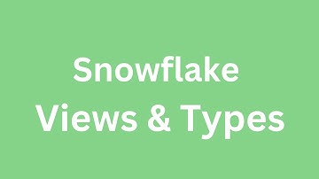 Snowflake Views - Working Session | Materialized and Secure Views in Snowflake