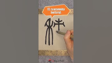 Daily Character Challenge 積 #inkdifferentstudio #calligraphyart #learncalligraphy #learnchinese