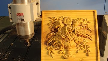 *HOW TO* make $500 a day with a CNC router carving a deep 3D flower display