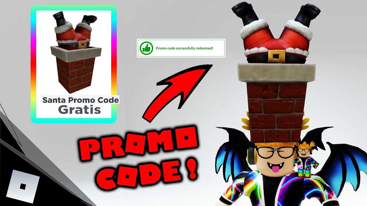 [GRATIS] MAS PROMOCODES DE ROBLOX! CONSIGUE SANTA EN TU CABEZA PROMO