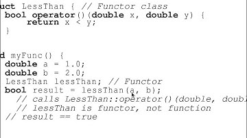 C++ Lecture Series --- Classes --- Part 7 of N --- Functors