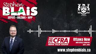 CFRA Ottawa Now - HWY 174 &amp; LRT - April 1, 2026