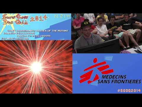 Goosebumps: Attack Of The Mutant by pcull44444 in 29:24 - SGDQ2014 - Part 15