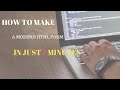 How to make a modern html form in just 7 minutes tech tutorials ep2