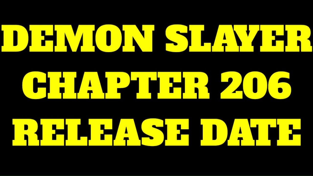 Demon Slayer Chapter 6 Release Date Delay Youtube