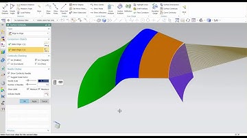 Siemens NX 10 | Class A Surfacing Tool: Surface Continuity Check
