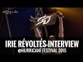 Capture de la vidéo Hurricane 2015 - Irie Révoltés Interview