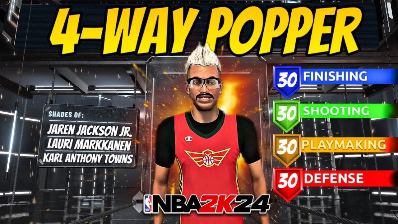 New Best Shooting Center Build On 2k24 Dominant Popper Build 2k24