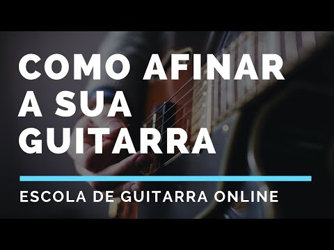 Vídeo: Como Afinar Uma Guitarra Sem Afinador