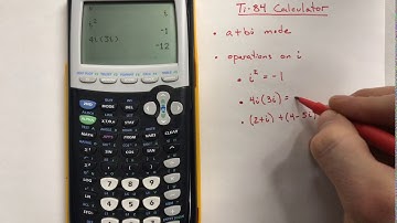 POL.3A - a + bi mode on Ti-84 Graphing Calculator