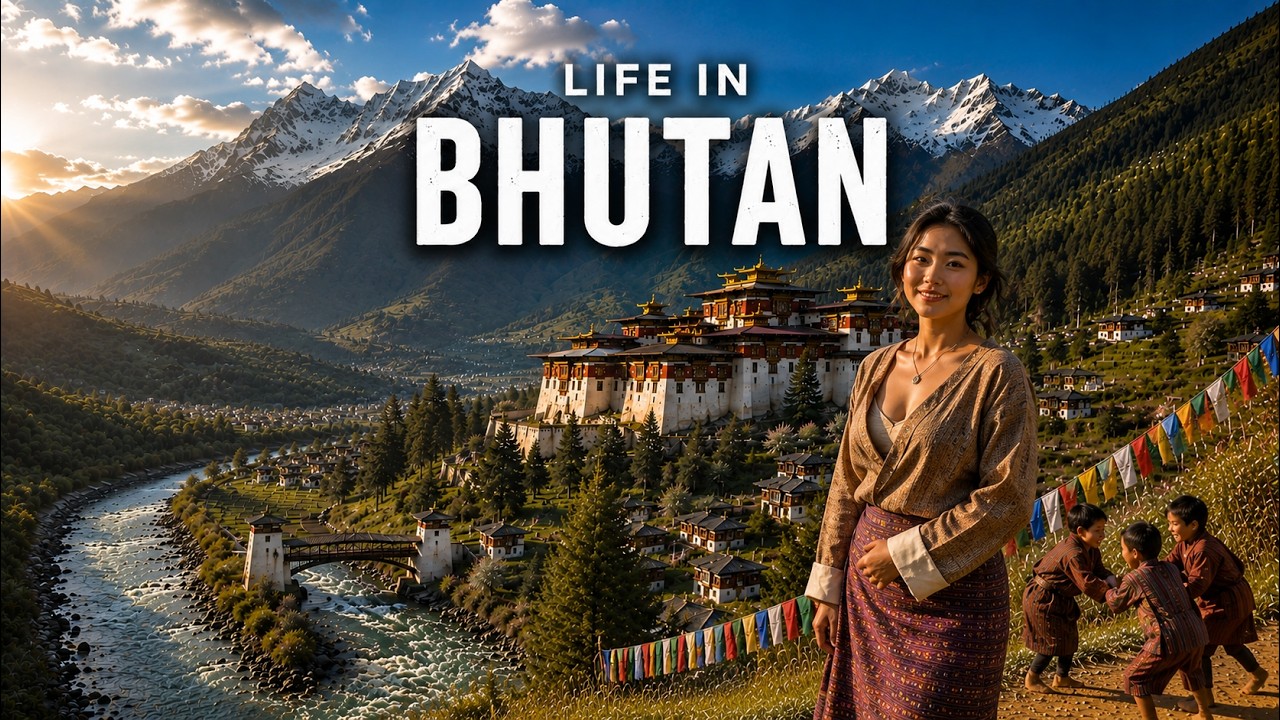 Living in Bhutan | Inside the Hidden Himalayan Kingdom of Mountains, and Remote Villages | 4K