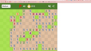 Google Minesweeper - Medium 21 seconds FLAGLESS