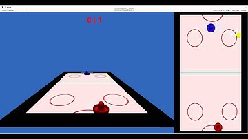 Air Hockey made in Unity3D - AI + Collision