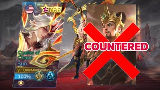 HOW TO LANE AGAINST minsitthar WITH SUN MLBB 