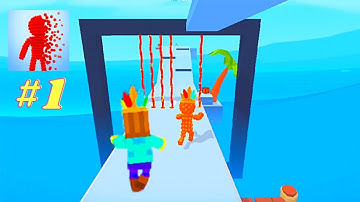 Pixel Rush 3D - Max Level Gameplay Walkthrough Level 1-6