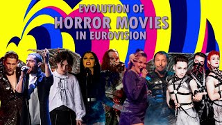 Evolution of HORROR MOVIES in Eurovision (HD)