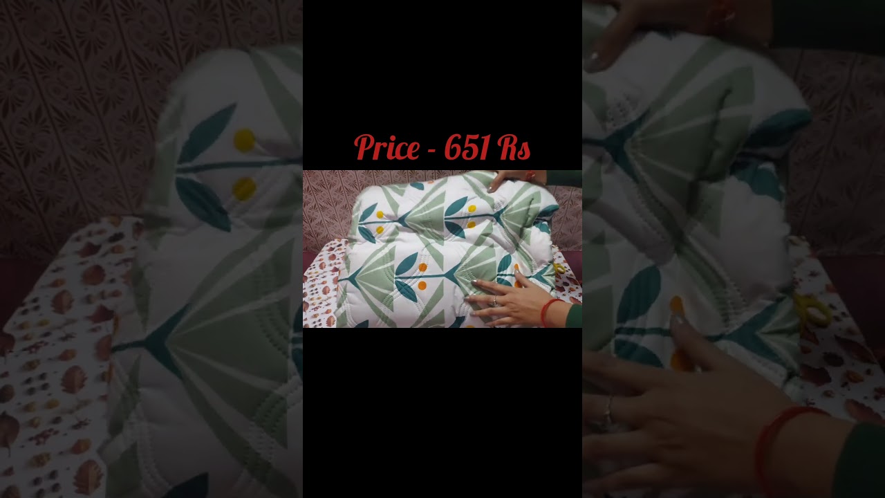 Double bed Reversible Comforter.     #meesho #meeshoandflipkarthaul  #asmr #shopping #haul #diy