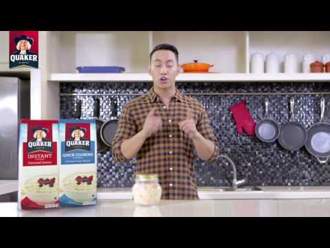 Resep Overnight Oat Quaker Biru