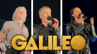 Raul Esparza, Joy Woods, & Jeremy Kushnier Galileo Broadway Musical Preview Event