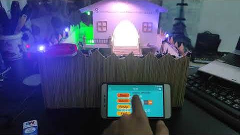 small smart home (graduation project), منزل ذكي صغير تحكم بالهاتف (مشروع تخرج)