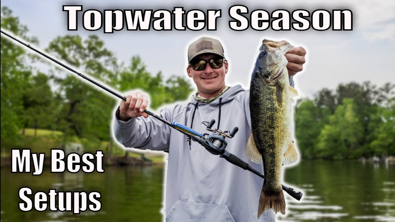 TOPWATER SZN! My Favorite Topwater setups (Rod, Reel, Line, and Baits) 