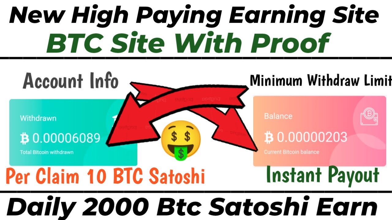 10 Btc Satoshi Per Claim Every 15 Mints / Btc Legend Site / Sab Loot Lo Website
