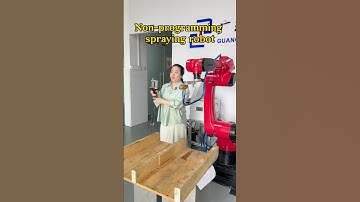 Spraying robot #automation #machine #industrialrobots #spray #robot