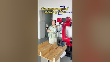 Spraying robot #automation #machine #industrialrobots #spray #robot