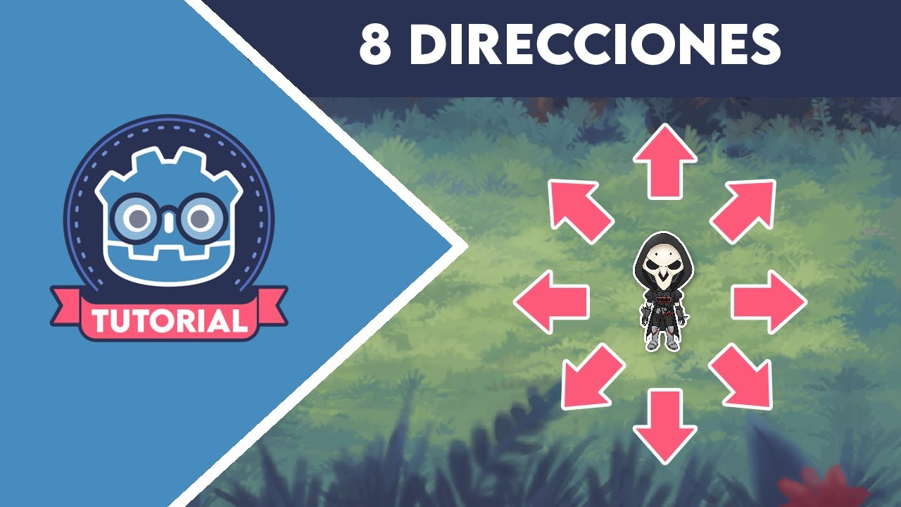Godot Engine | Tutorial Movimiento en 8 direcciones - YouTube