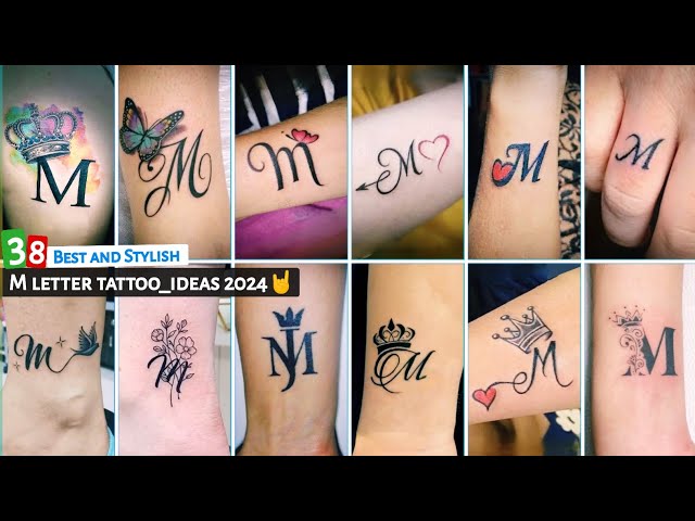 M Letter Tattoos For Girls | M Letter Tattoo Design Ideas For Girls |  Women's Tattoos - YouTube