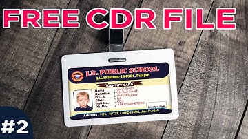 Student Identity card design in Coreldraw Learn | Coreldraw x7 basic tutorial | Graphic design 4u