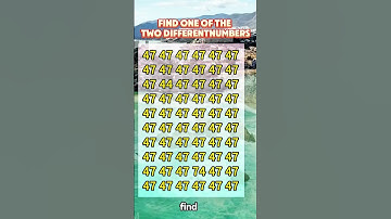 Spot the Odd Numbers: A Fun Visual Challenge!#visualpuzzle #braingames #numberchallenge