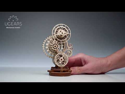 Механический конструктор 3D-пазл Стимпанк-часики 13*8 см, 43 эл 70093, Ugears