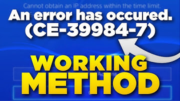 ⛔️ PS4 Cannot Obtain IP Address Fix | CE-33984-7 ERROR