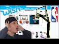 I Bought A CHEAP NBA Sized Basketball Hoop From WISH!