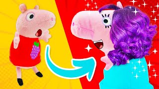 Свинка Пеппа вместе с мамой в салоне красоты — Видео для детей про игрушки Свинка Пеппа