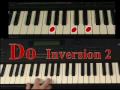 Como tocar las inversiones de los acordes en el piano
