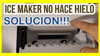 REFRIGERADOR DOS PUERTAS NO HACE HIELO (Parte 2)  'SOLUCION' porque NO funciona el ICE MAKER