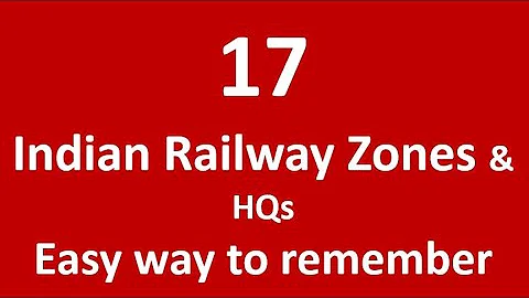 Indian Railway Zones - Basic Things You Should Know